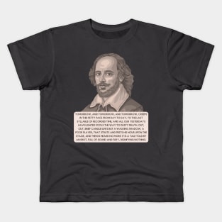 Shakespeare Macbeth Speech Kids T-Shirt